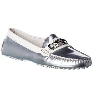 Tod’s metallic drivers Sz40 NIB